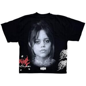 Civil Regime X Beetlejuice Astrid Forever Side by Side Oversized Tee T-Shirt